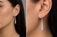 Ohrringe Recarlo Dame in Gold Diamante 0.92 Ct ZN 741/2B - ZN 741/2B